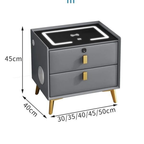 MEUBLE 3 TIROIRS AVEC STATION DE RECHARGE